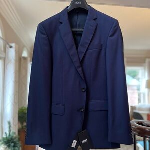 Hugo Boss Men's Dark Blue Blazer